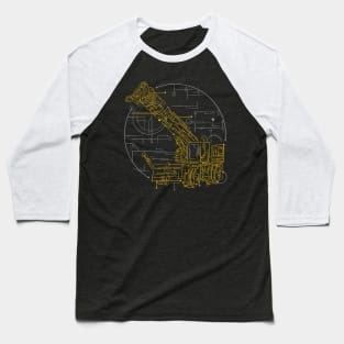 Mobile Cranes Geometric Baseball T-Shirt